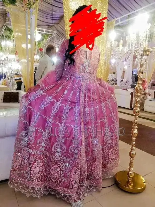 Elegant Black Embroidered Maxi Dress with Detailed Stitching