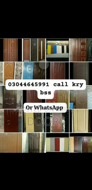 High-Quality Fiber, Wood, and PVC Doors - Multiple Designs