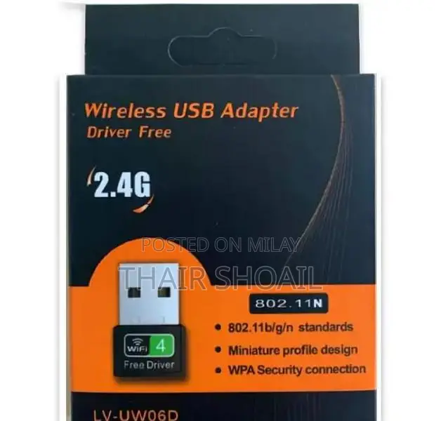Wireless USB WiFi Adapter - High-Speed Connectivity