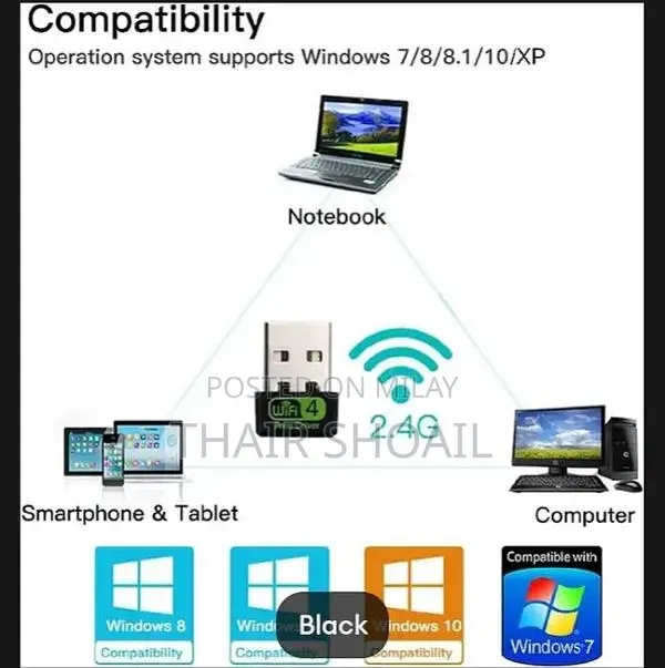 Wireless USB WiFi Adapter - High-Speed Connectivity