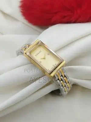 GUCCI Women's Luxury Square Stainless Steel Quartz Watch with Master L