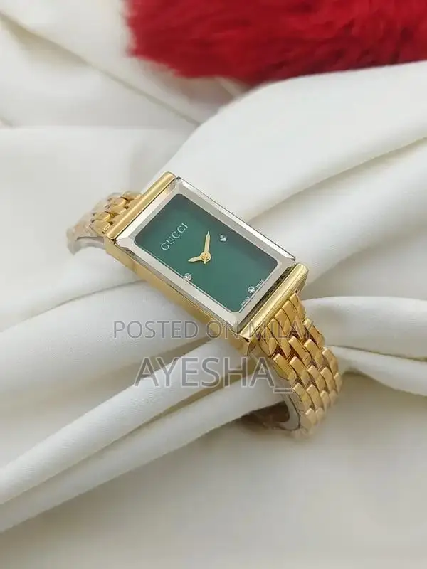 GUCCI Women's Luxury Square Stainless Steel Quartz Watch with Master L