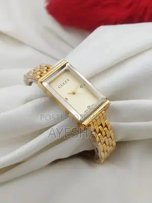 GUCCI Women's Luxury Square Stainless Steel Quartz Watch with Master L