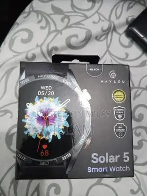 Haylou Solar 5 Smartwatch with Dual Chain Design - Black Edition