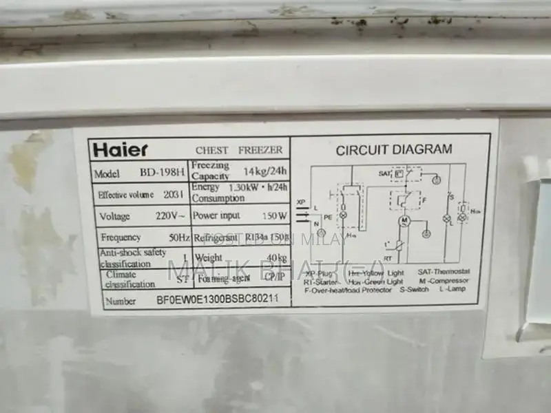 Haier Single Door Freezer D Series