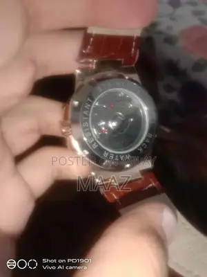 Patek Philippe Geneve Luxury Men's Automatic Leather Watch