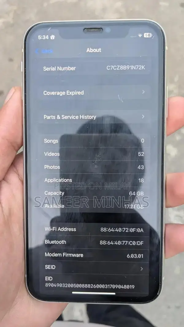 Apple iPhone 11 64GB Smartphone - Non PTA Approved