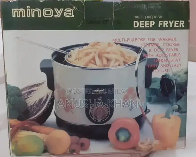 Multi-Purpose Deep Fryer with Cooking Functions