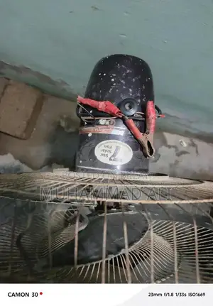 Portable DC Fan with Battery - Rechargeable Cooling Device