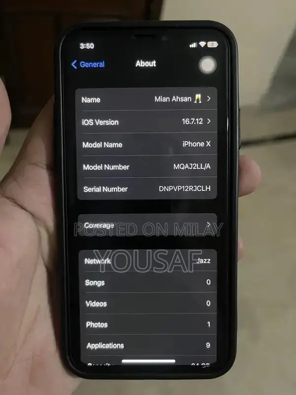 Apple iPhone X 64GB PTA Approved Smartphone