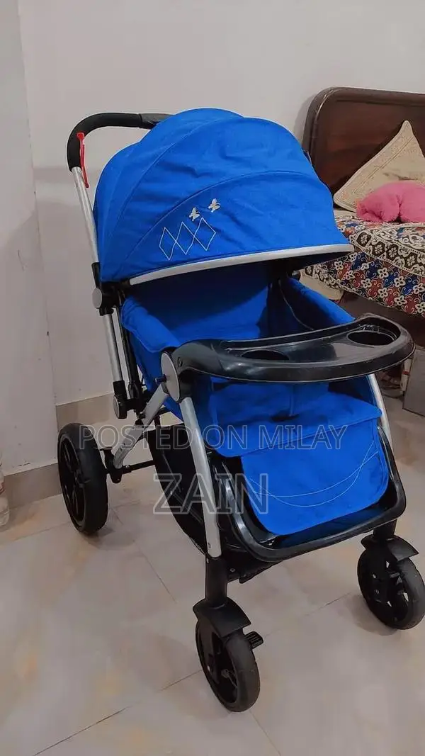 Luxury Large Size Overseas Baby Pram with Automatic Features