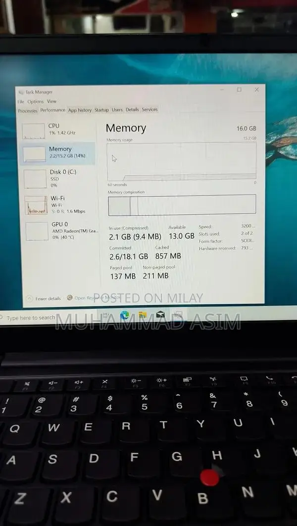 Lenovo ThinkPad E14 Gen 2 AMD Ryzen 7 Laptop