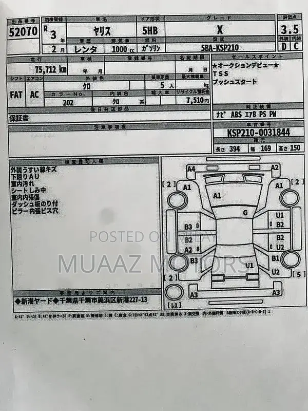 Toyota Yaris X Compact Sedan - Pearl Black Low Mileage