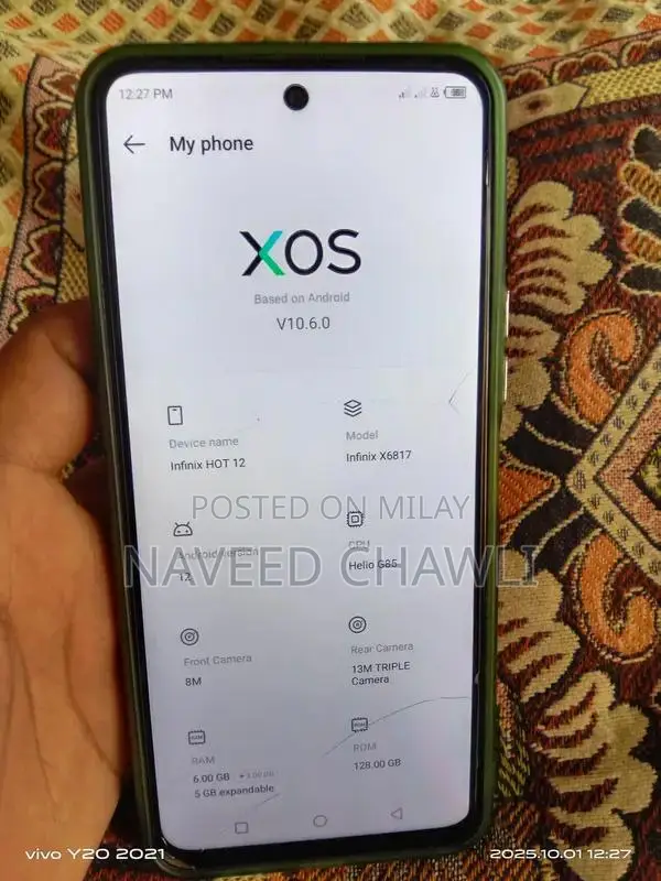 Infinix Hot 12 Smartphone 6GB RAM 128GB Storage