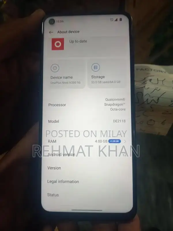 One Plus N200 5G Smartphone in Pristine Condition