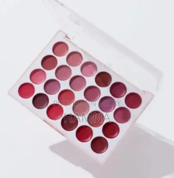 Professional Makeup 12-Color Lipstick Palette - Vibrant Long-Lasting S