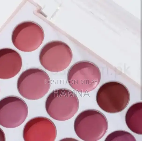 Professional Makeup 12-Color Lipstick Palette - Vibrant Long-Lasting S