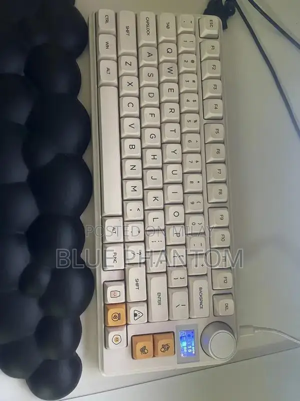 Epomaker TH80x Mechanical Keyboard with Custom Milky Yellow Switches