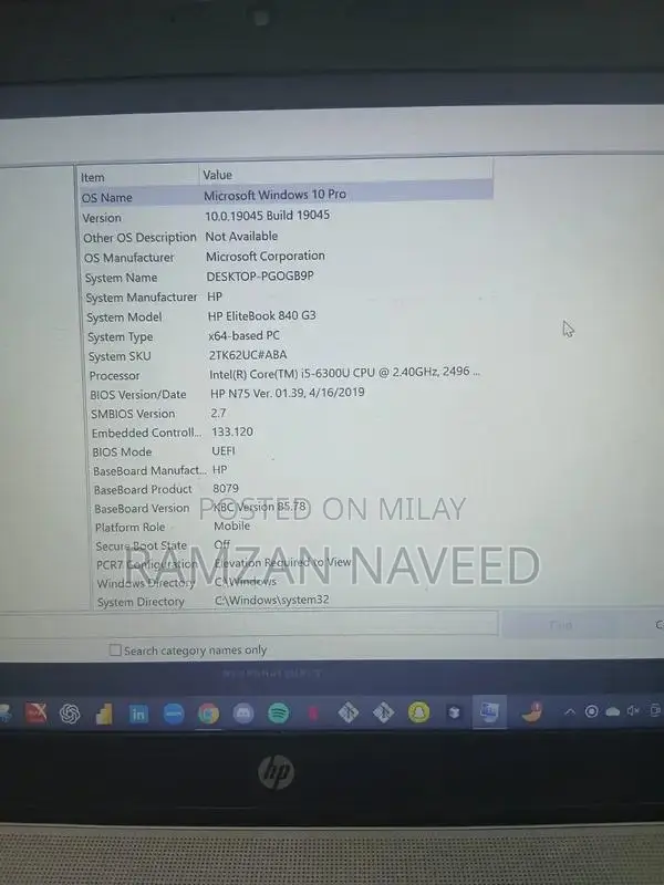 HP EliteBook 840 G3 Laptop - Professional Business Notebook