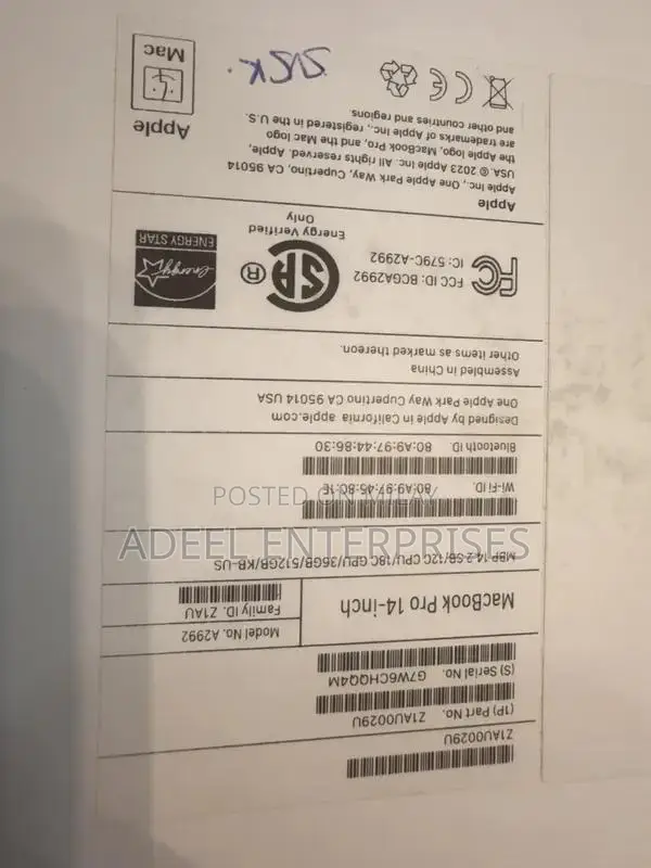 MacBook Pro 14" M3 Pro - 36GB RAM, 512GB SSD, Apple Warranty