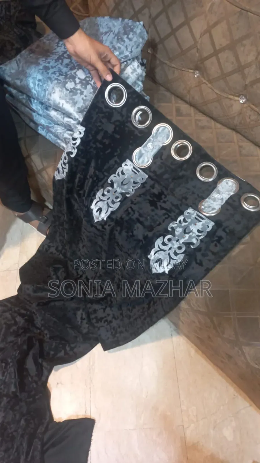 Luxury Silk Plachi Velvet Curtains