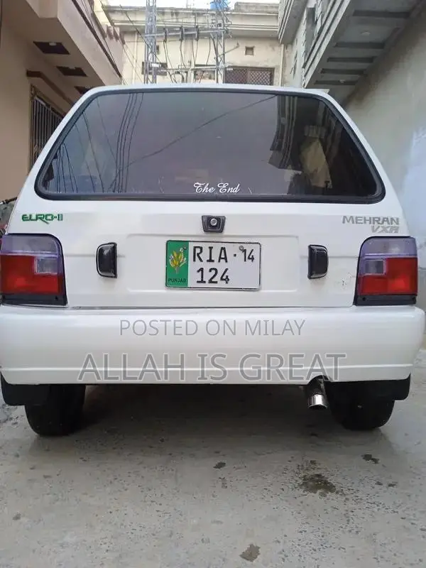 Mehran VXR 2014 Compact Sedan - Stylish and Well-Maintained