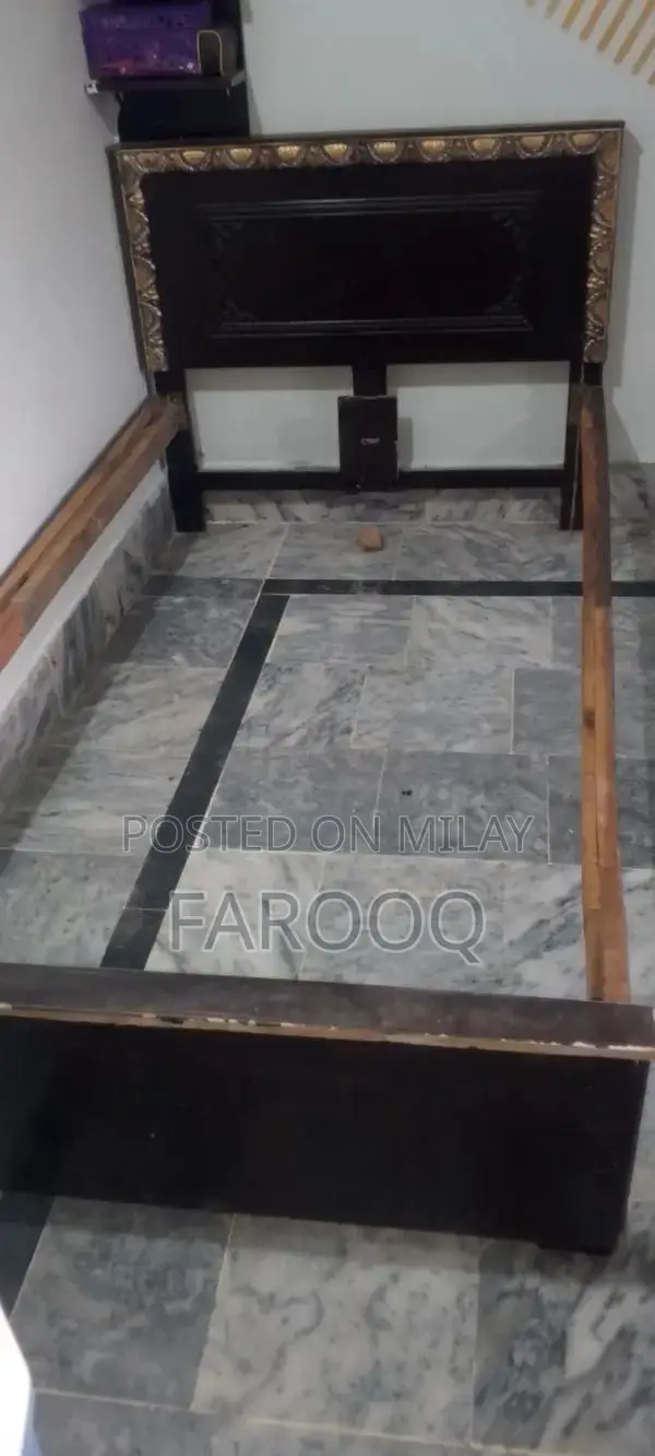 Iron and Wooden Bed Set - Two Bed Frames