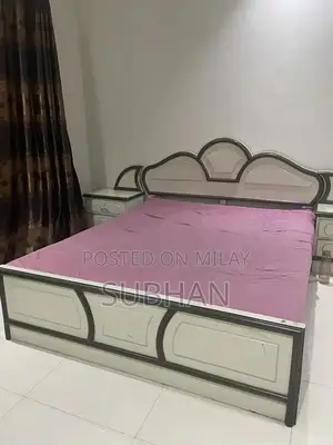 Photo - Solid Wood Bed Frame with Mattress - Classic Natural Furniture