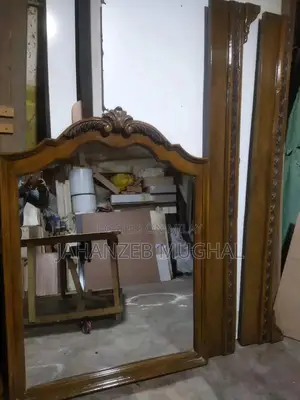 Sheesham Wood Bedroom Furniture Set - Bed and Side Table