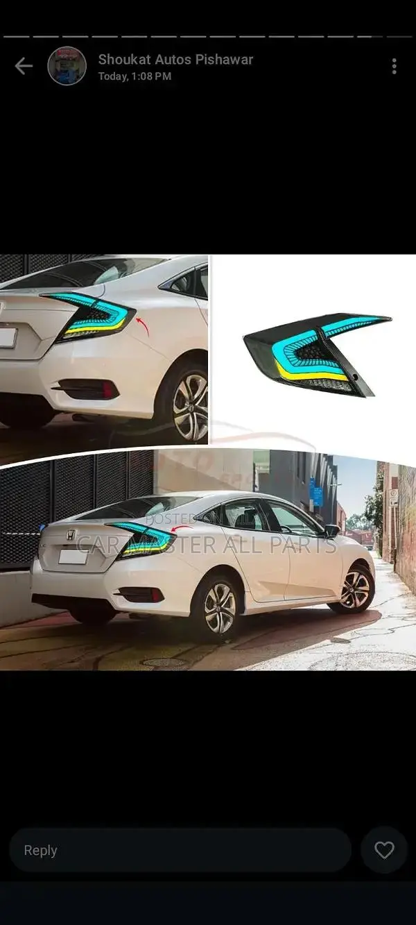 Honda Civic Sports Headlights and Backlights for 17-24 Models