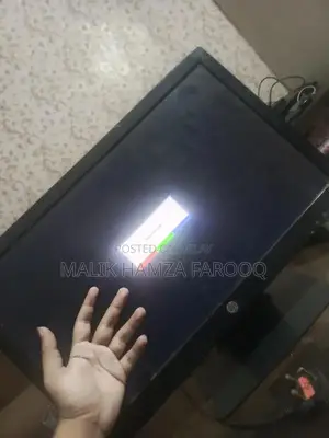 Dusty Computer Monitor with Display Screen