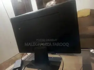 Dusty Computer Monitor with Display Screen