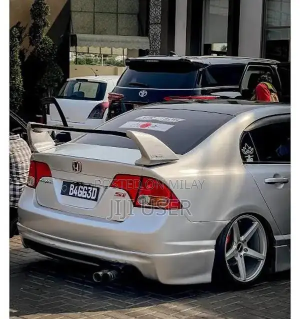 Honda Civic Reborn SI Genuine Rear Trunk Spoiler with LED Lights