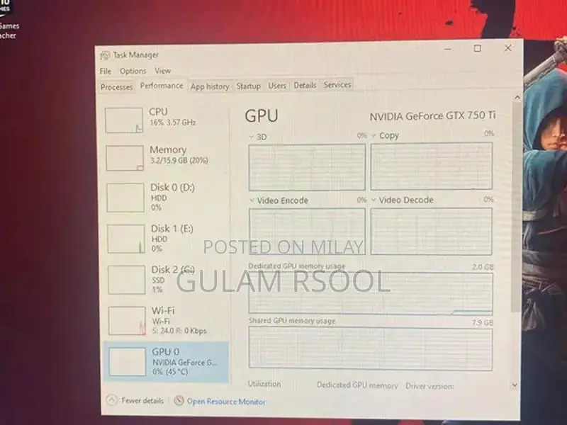 Complete Gaming PC Setup with Steering Wheel and Peripherals