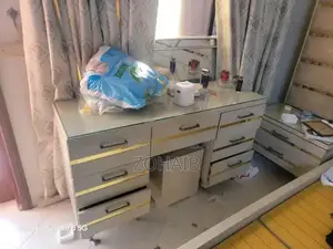 Bedroom Furniture Set - Bed, Nightstands, and Dressing Cupboard