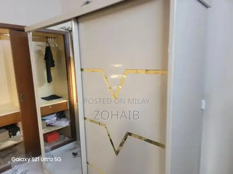 Bedroom Furniture Set - Bed, Nightstands, and Dressing Cupboard