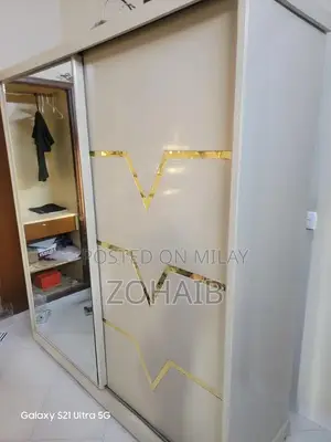 Bedroom Furniture Set - Bed, Nightstands, and Dressing Cupboard