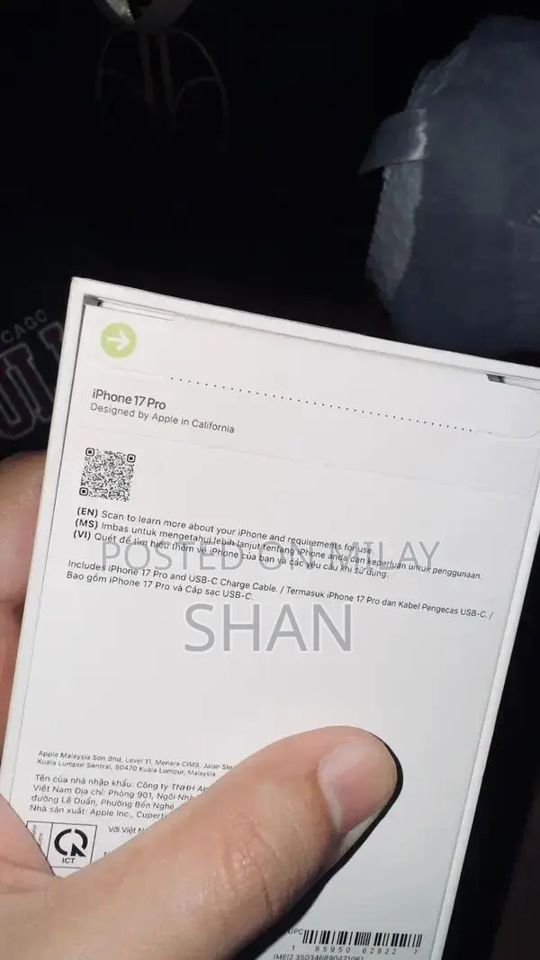 Apple iPhone 17 Pro Blue 512GB Sealed Global Variant
