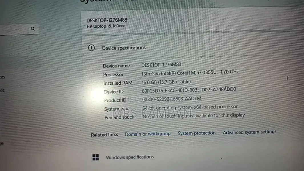 HP Laptop with Latest Windows Operating System