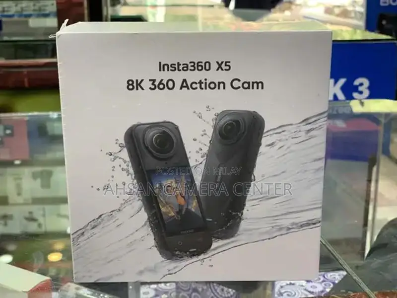 Insta360 8K 360-Degree Action Camera with Ultra High Resolution