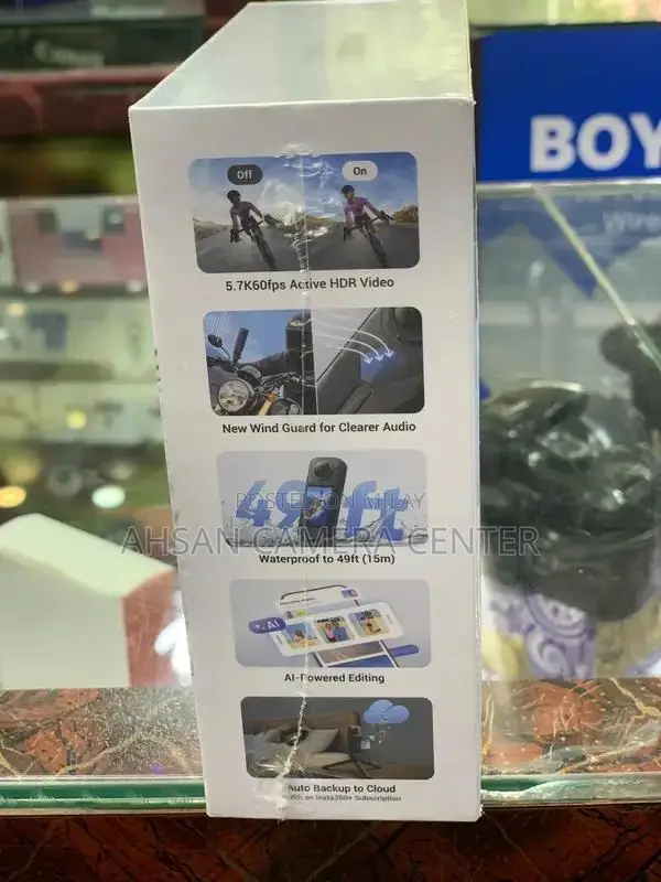 Insta360 8K 360-Degree Action Camera with Ultra High Resolution