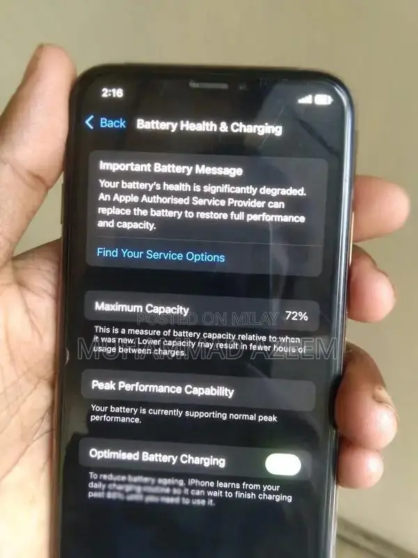 Golden iPhone XS 64GB Dual SIM Smartphone