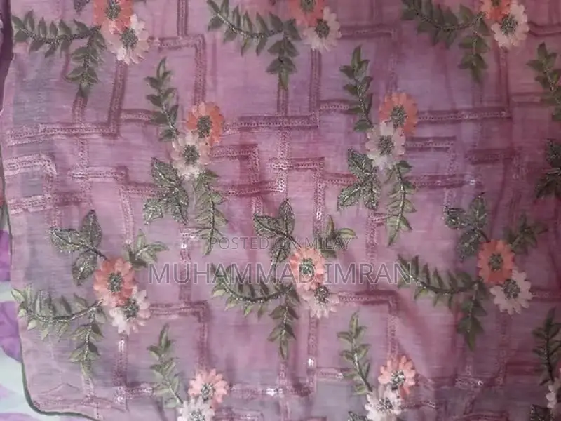 Elegant Large Size Untuch Baby Pink Dress with Cloure Design