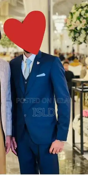 Navy Blue Pent Coat for Wedding and Formal Occasions