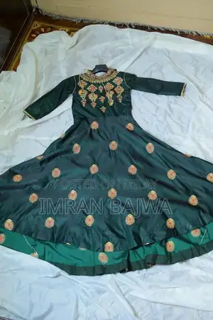 Elegant Embroidered Long Frock - Classic Women's Design