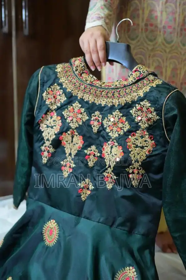 Elegant Embroidered Long Frock - Classic Women's Design