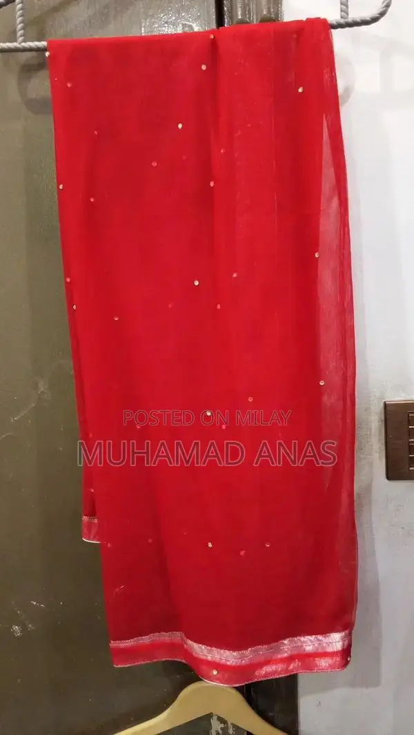 Elegant Blood Red Party Dress with Silver Embellishments