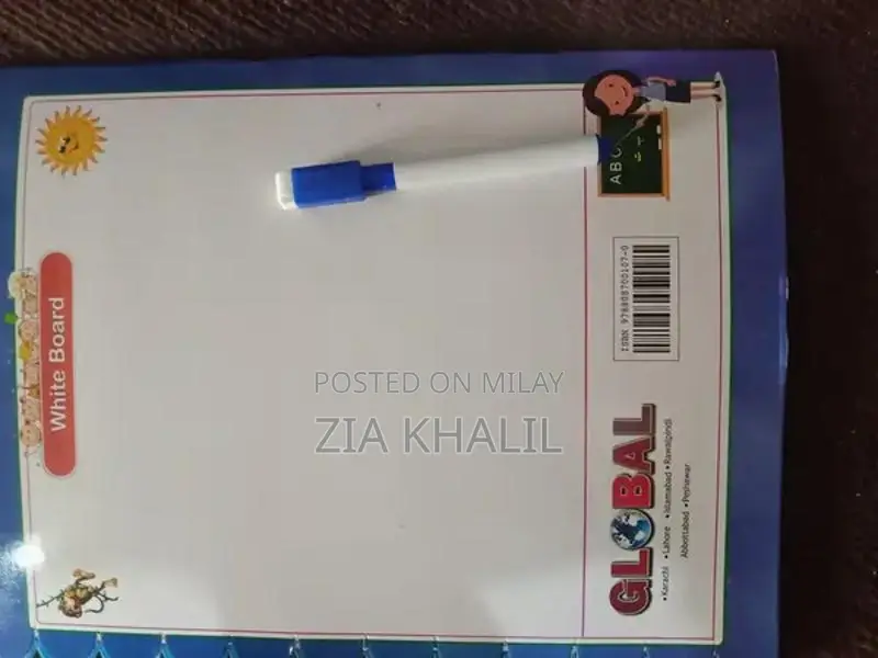 Multipurpose Kids Learning Whiteboard Book - Educational Writing Board
