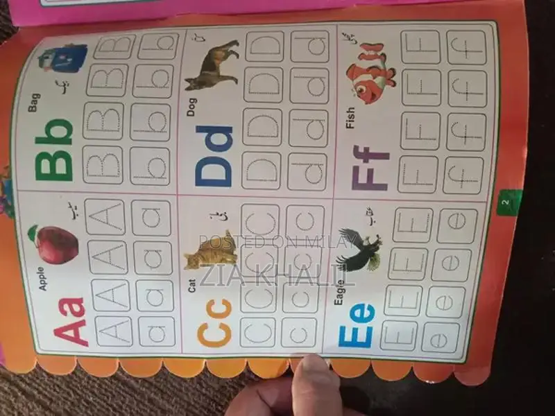 Multipurpose Kids Learning Whiteboard Book - Educational Writing Board