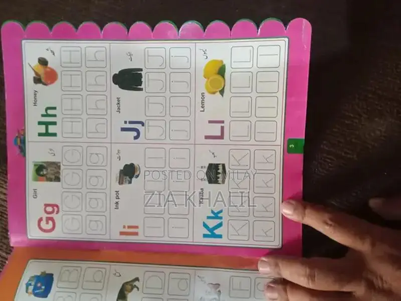 Multipurpose Kids Learning Whiteboard Book - Educational Writing Board